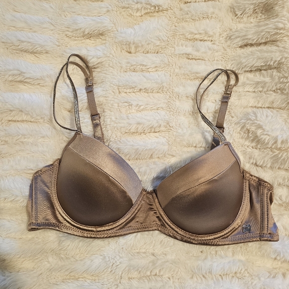 Jessica Simpson Bling Strap Beige Bra 34B - Picture 1 of 5